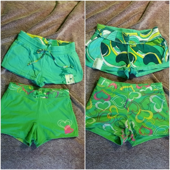 Girls L Reversible & Adjustable Shorts Lot - Picture 1 of 8